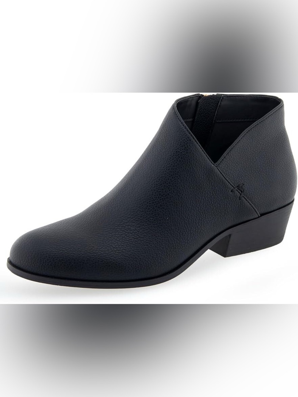 ♥️♥️Aerosoles Womens Cayu Ankle Boot - Black Faux Leather Polyurethane